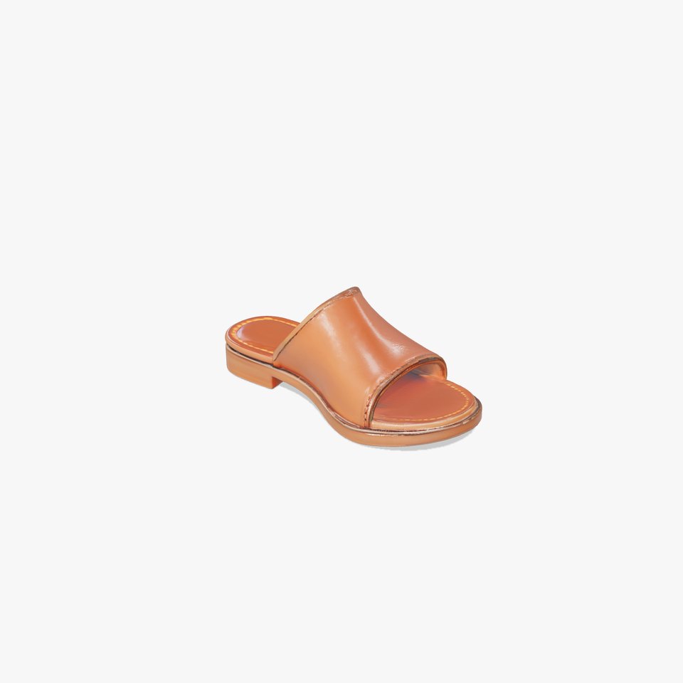 Brown Leather Sandal model pack